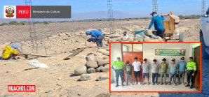 Nasca: Fuerzas del orden intervienen sujetos haciendo trabajos ilegales en el Cementerio de Chauchilla Nasca: Fuerzas del orden intervienen sujetos haciendo trabajos ilegales en el Cementerio de Chauchilla