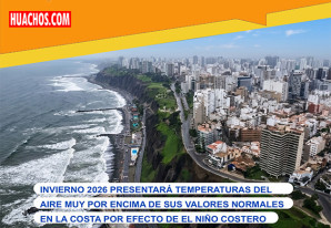 El invierno 2026 en la Costa será menos frío, la temperatura superará lo 20 grados El invierno 2026 en la Costa será menos frío, la temperatura superará lo 20 grados