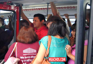 Estudio revela que una de cada cinco peruanas sufre acoso sexual en el transporte público Estudio revela que una de cada cinco peruanas sufre acoso sexual en el transporte público