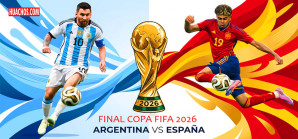 Argentina vs España: partido por la gran final del Mundial 2026 desde Nueva Jersey EE.UU. Argentina vs España: partido por la gran final del Mundial 2026 desde Nueva Jersey EE.UU.