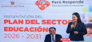 Keiko Fujimori presentó el nuevo Plan Nacional de Educación 2026-2031 junto al ministro Chang Keiko Fujimori presentó el nuevo Plan Nacional de Educación 2026-2031 junto al ministro Chang