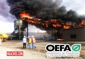OEFA realiza acciones de supervisión ante incendio en minera Marcona de Shougang Hierro OEFA realiza acciones de supervisión ante incendio en minera Marcona de Shougang Hierro