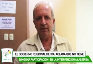 Cillóniz pone el punto sobre la i referente a la supuesta privatización de las EPS - VIDEO Cillóniz pone el punto sobre la i referente a la supuesta privatización de las EPS - VIDEO