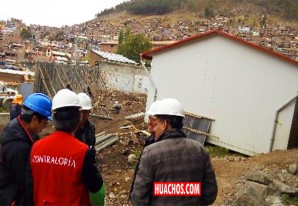 Módulos del COAR Huancavelica entorprecen los trabajos de otra obra pública Módulos del COAR Huancavelica entorprecen los trabajos de otra obra pública