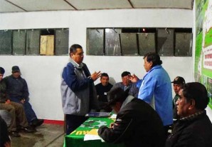 Juramentación de la nueva Junta Directiva de la Comunidad Campesina de Huachos Juramentación de la nueva Junta Directiva de la Comunidad Campesina de Huachos