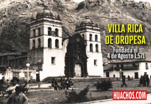 Huancavelica, la otrora Villa Rica de Oropesa, celebra 450 años de fundación Huancavelica, la otrora Villa Rica de Oropesa, celebra 450 años de fundación
