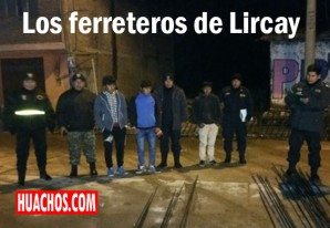 Caen en la red policial la banda delincuencial «Los Ferreteros de Lircay» Caen en la red policial la banda delincuencial «Los Ferreteros de Lircay»