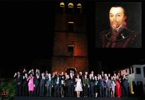 Los mandatarios cenaron en el mismo lugar donde el pirata Francis Drake quemó la ciudad Los mandatarios cenaron en el mismo lugar donde el pirata Francis Drake quemó la ciudad