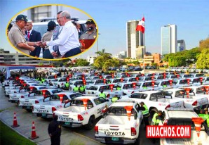 Entregan flota de 234 camionetas a la PNP para control de carreteras y patrullaje en el VRAEM Entregan flota de 234 camionetas a la PNP para control de carreteras y patrullaje en el VRAEM