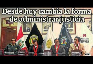 Ayer entró en vigor la nueva forma de administrar la justicia en Huancavelica Ayer entró en vigor la nueva forma de administrar la justicia en Huancavelica