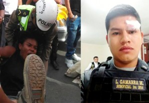 «Turistas» colombianos se agarran a golpes con agentes de la PNP en Ica - VIDEO «Turistas» colombianos se agarran a golpes con agentes de la PNP en Ica - VIDEO