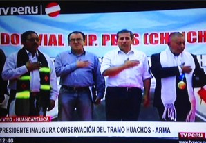 El presidente inauguró la obra de conservación del tramo vial Huachos-Arma, Huancavelica- VIDEO El presidente inauguró la obra de conservación del tramo vial Huachos-Arma, Huancavelica- VIDEO