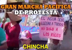 'Muertos de sed' los chinchanos se amarran porfin los pantalones - VIDEO 'Muertos de sed' los chinchanos se amarran porfin los pantalones - VIDEO