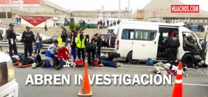 Fiscalía de tránsito investiga accidente que dejó cinco víctimas en la Panamericana Sur Fiscalía de tránsito investiga accidente que dejó cinco víctimas en la Panamericana Sur