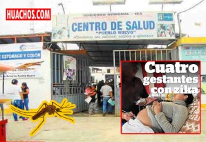 Cuatro gestantes son diagnosticadas con el mal de zika en Pueblo Nuevo, Ica Cuatro gestantes son diagnosticadas con el mal de zika en Pueblo Nuevo, Ica