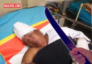 Un iracundo casi parte en dos a la exsuegra con su machete Un iracundo casi parte en dos a la exsuegra con su machete