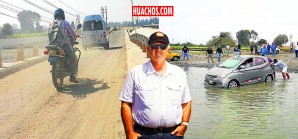 El puente colapsado en febrero 2017 sigue igual pero los vecinos lo siguen utilizando El puente colapsado en febrero 2017 sigue igual pero los vecinos lo siguen utilizando