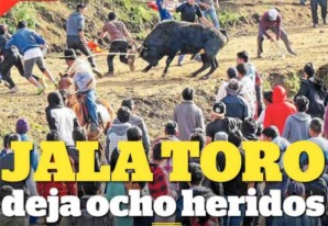 Primer día de la fiesta costumbrista andina deja heridos y un torero en estado grave Primer día de la fiesta costumbrista andina deja heridos y un torero en estado grave