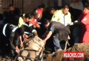 Mueren sepultados dos obreros en San Luis de Cañete Mueren sepultados dos obreros en San Luis de Cañete