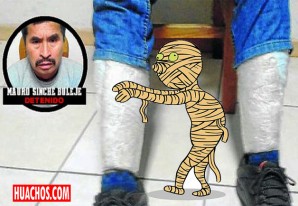 Capturan a la momia andante forrado de cocaína hasta en los genitales Capturan a la momia andante forrado de cocaína hasta en los genitales