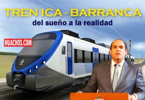 El tren Ica - Barranca podría comenzar a construirse a partir del 2019 El tren Ica - Barranca podría comenzar a construirse a partir del 2019