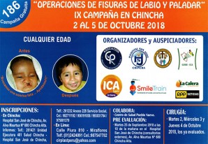 IX Campaña gratuita de «Operaciones de Fisuras de Labio y Paladar» IX Campaña gratuita de «Operaciones de Fisuras de Labio y Paladar»