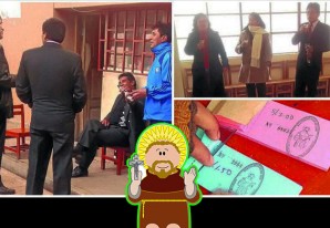 Profes festejan a San Francisco de Asis con chelas y tremendo tonazo en el colegio Profes festejan a San Francisco de Asis con chelas y tremendo tonazo en el colegio