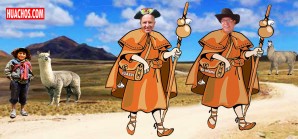 Dos peregrinos visitan los pueblos de Huancavelica por motivos hídricos - VIDEOS Dos peregrinos visitan los pueblos de Huancavelica por motivos hídricos - VIDEOS