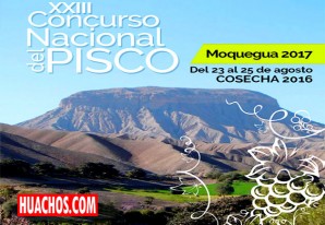 Inician inscripciones para Concurso Nacional del Pisco en Moquegua del 23-25 agosto Inician inscripciones para Concurso Nacional del Pisco en Moquegua del 23-25 agosto
